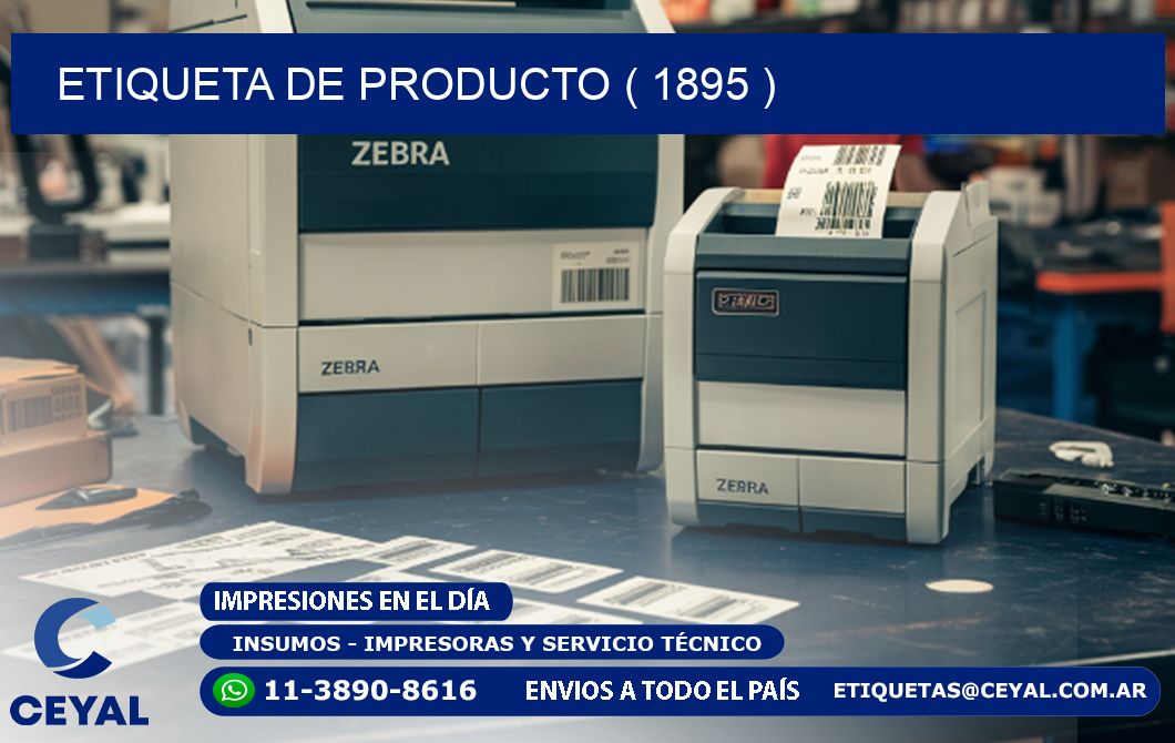 ETIQUETA DE PRODUCTO ( 1895 )