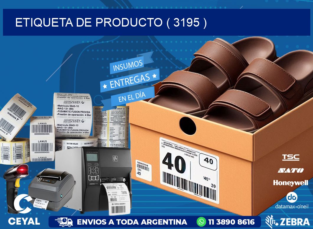ETIQUETA DE PRODUCTO ( 3195 )