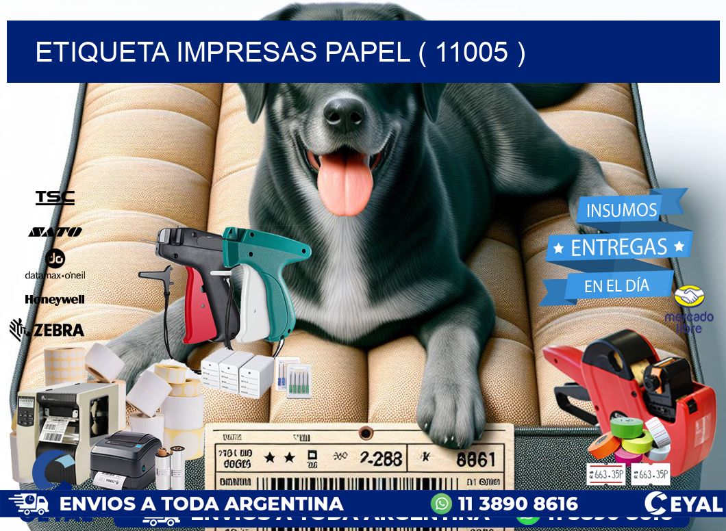 ETIQUETA IMPRESAS PAPEL ( 11005 )