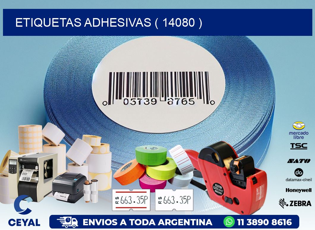 ETIQUETAS ADHESIVAS ( 14080 )