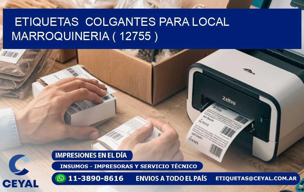 ETIQUETAS  COLGANTES PARA LOCAL MARROQUINERIA ( 12755 )