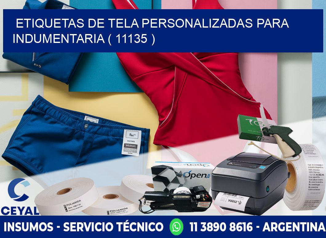 ETIQUETAS DE TELA PERSONALIZADAS PARA INDUMENTARIA ( 11135 )