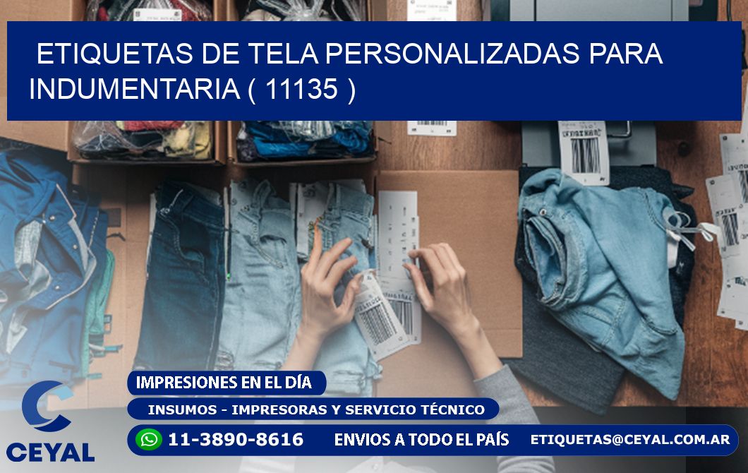 ETIQUETAS DE TELA PERSONALIZADAS PARA INDUMENTARIA ( 11135 )