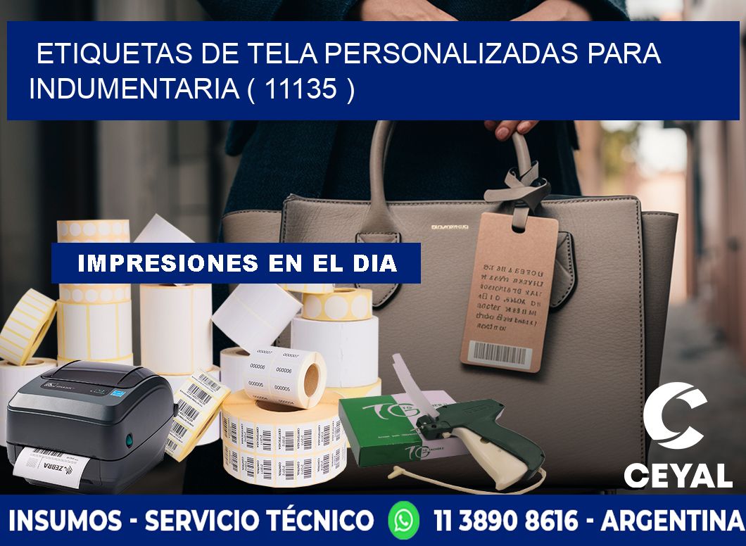 ETIQUETAS DE TELA PERSONALIZADAS PARA INDUMENTARIA ( 11135 )