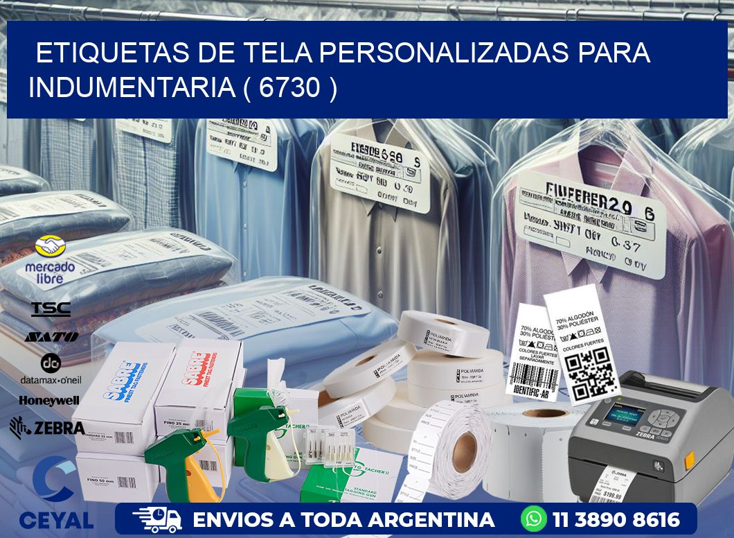 ETIQUETAS DE TELA PERSONALIZADAS PARA INDUMENTARIA ( 6730 )