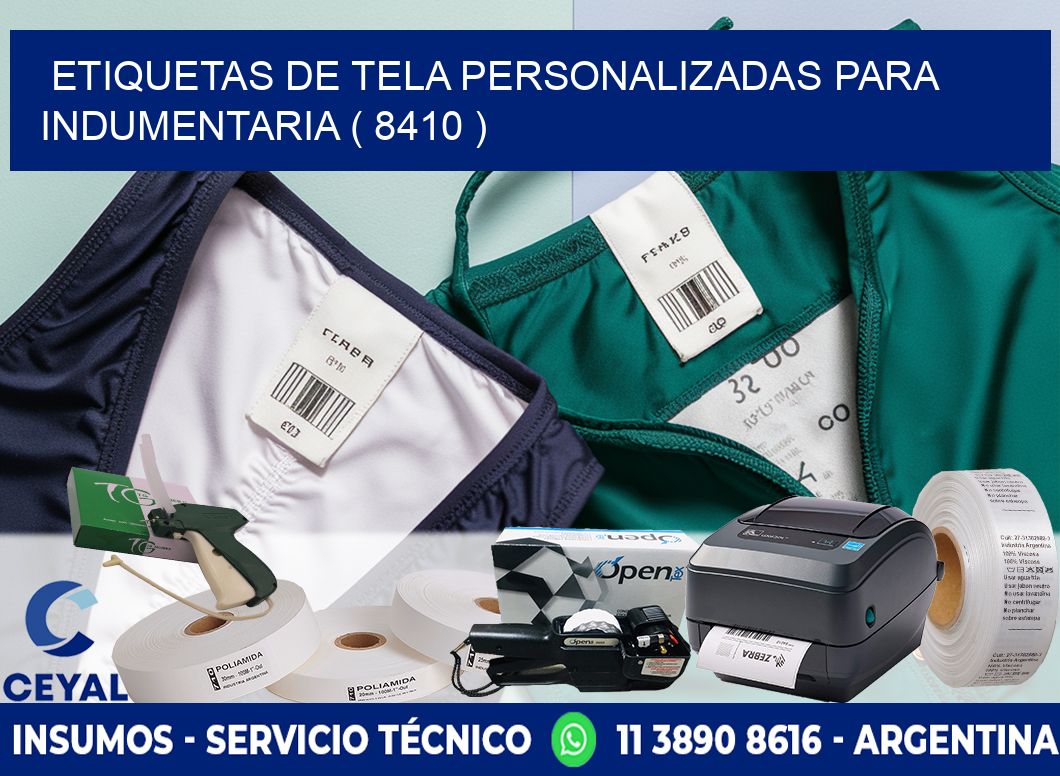 ETIQUETAS DE TELA PERSONALIZADAS PARA INDUMENTARIA ( 8410 )