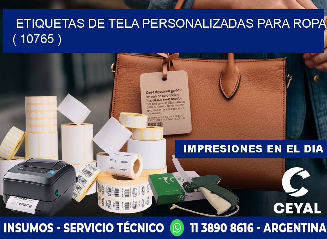 ETIQUETAS DE TELA PERSONALIZADAS PARA ROPA ( 10765 )