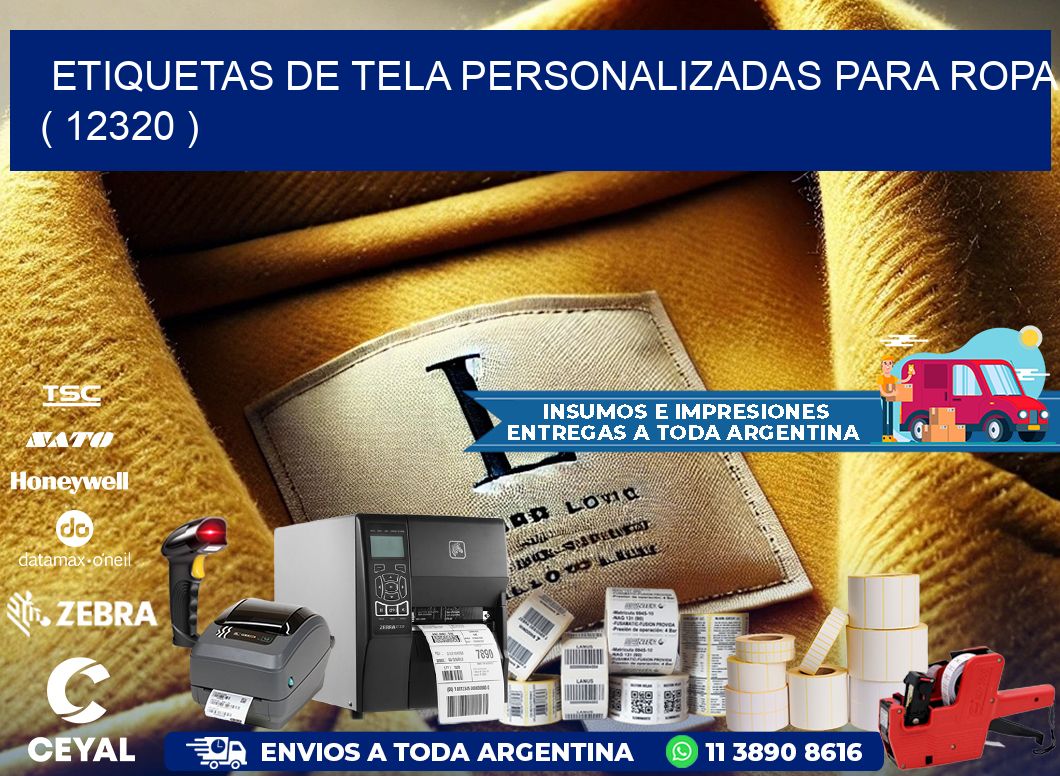 ETIQUETAS DE TELA PERSONALIZADAS PARA ROPA ( 12320 )