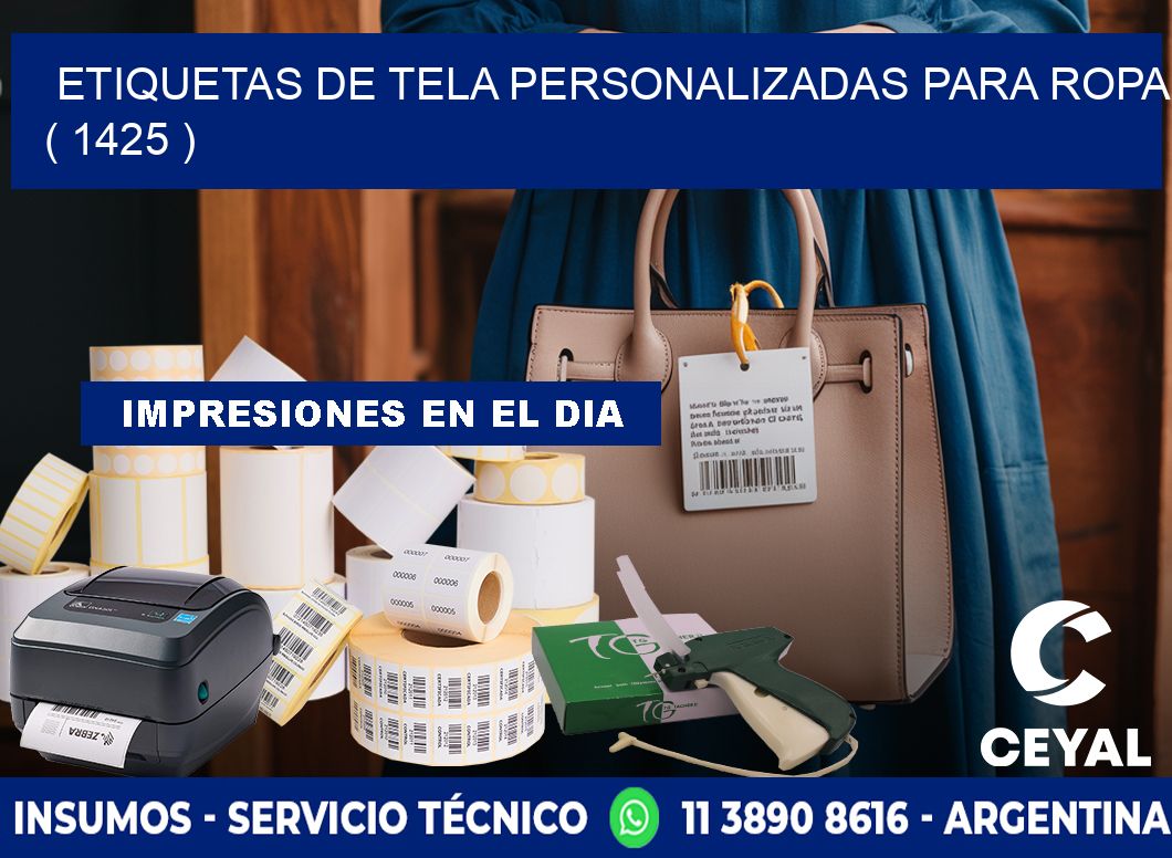 ETIQUETAS DE TELA PERSONALIZADAS PARA ROPA ( 1425 )