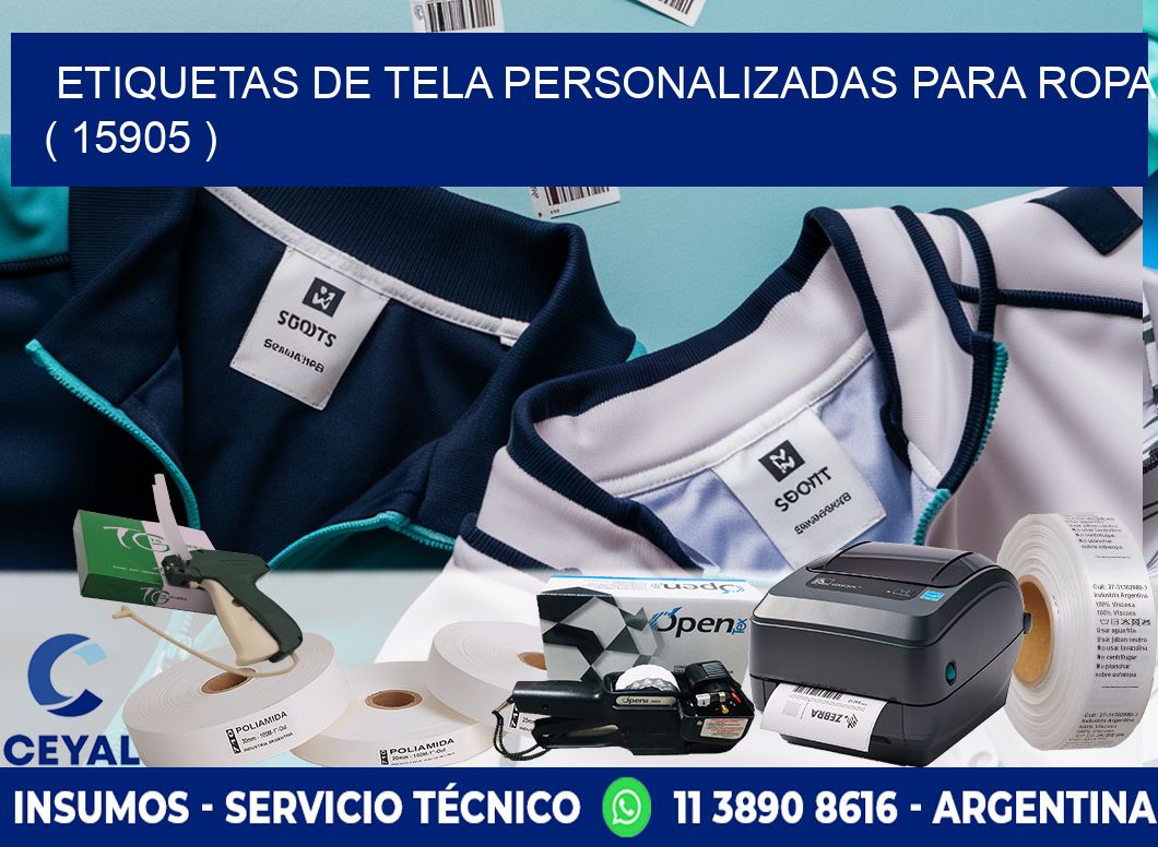 ETIQUETAS DE TELA PERSONALIZADAS PARA ROPA ( 15905 )