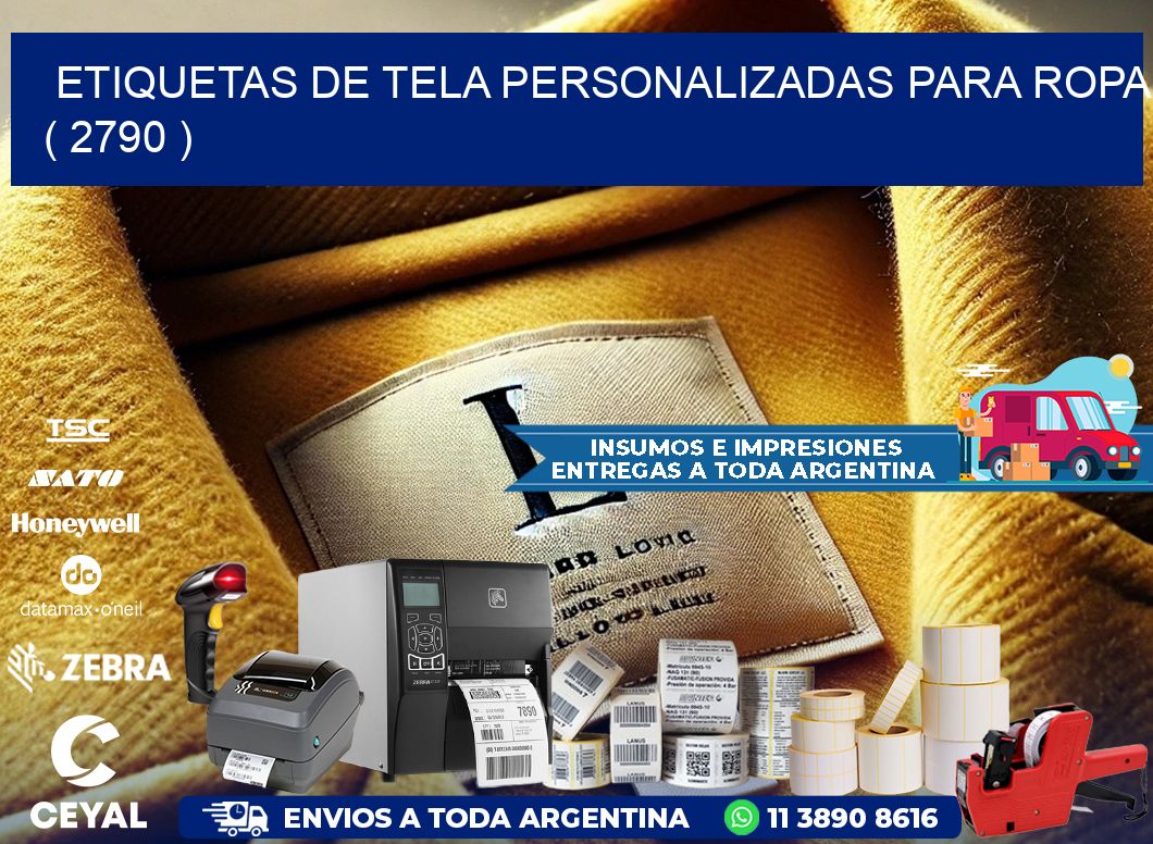 ETIQUETAS DE TELA PERSONALIZADAS PARA ROPA ( 2790 )