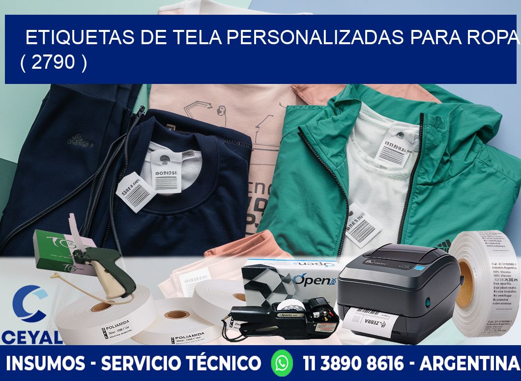 ETIQUETAS DE TELA PERSONALIZADAS PARA ROPA ( 2790 )
