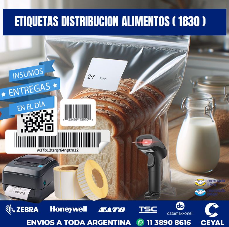 ETIQUETAS DISTRIBUCION ALIMENTOS ( 1830 )