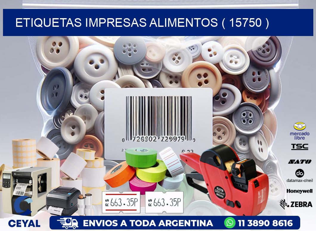 ETIQUETAS IMPRESAS ALIMENTOS ( 15750 )