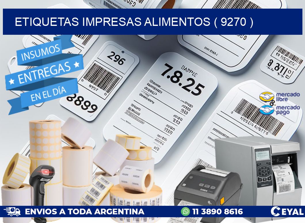 ETIQUETAS IMPRESAS ALIMENTOS ( 9270 )