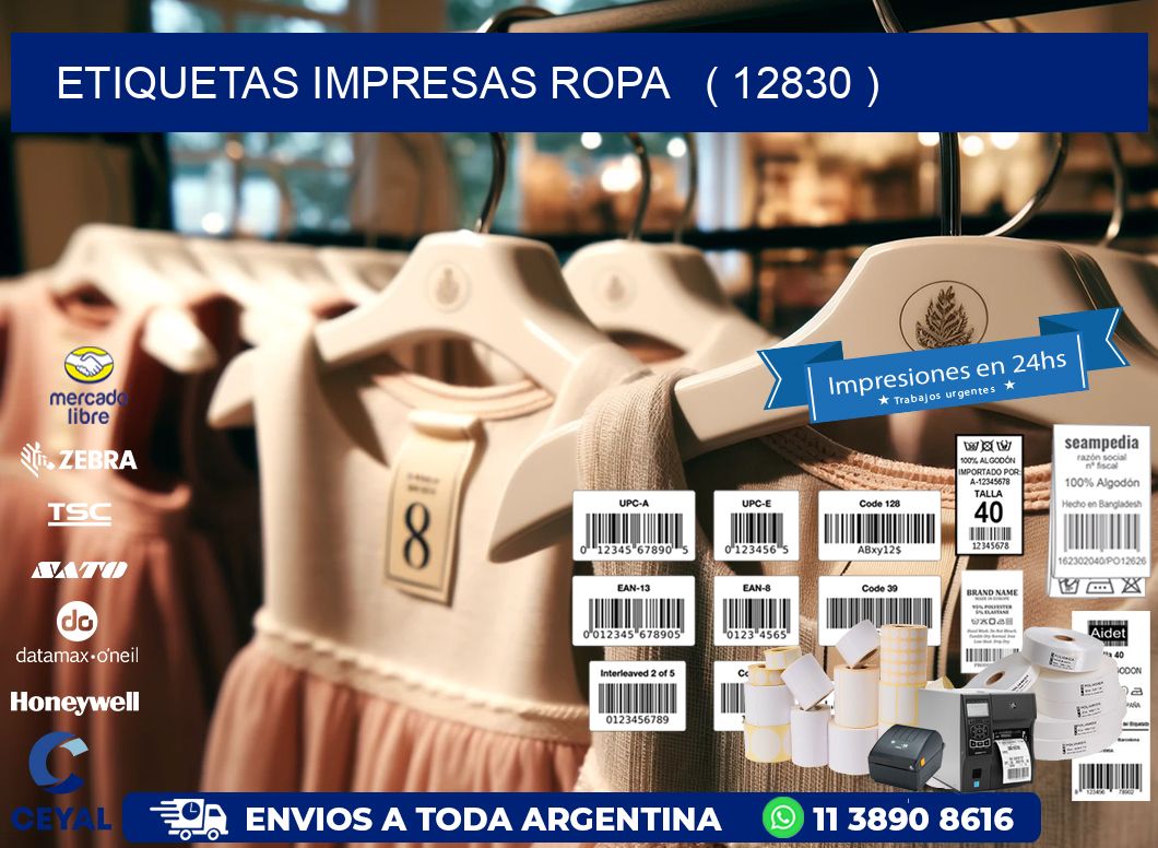 ETIQUETAS IMPRESAS ROPA   ( 12830 )