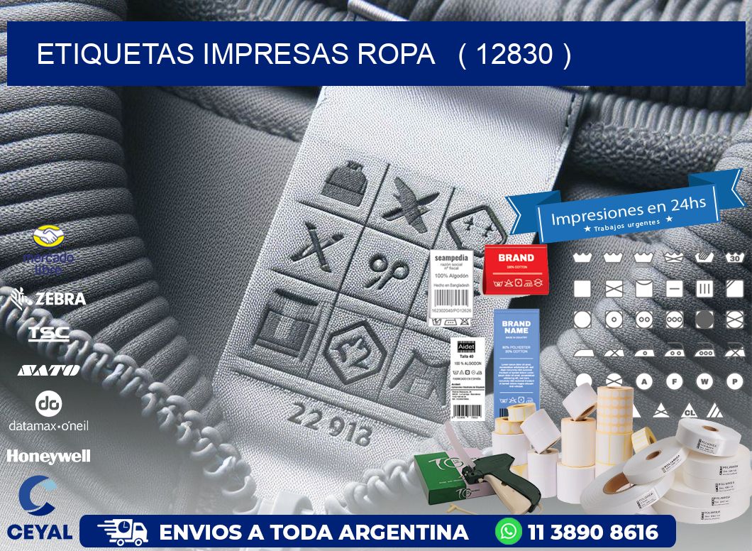 ETIQUETAS IMPRESAS ROPA   ( 12830 )