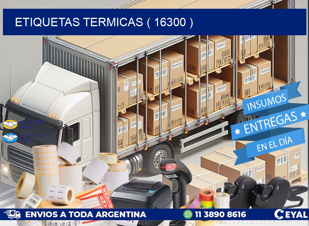 ETIQUETAS TERMICAS ( 16300 )