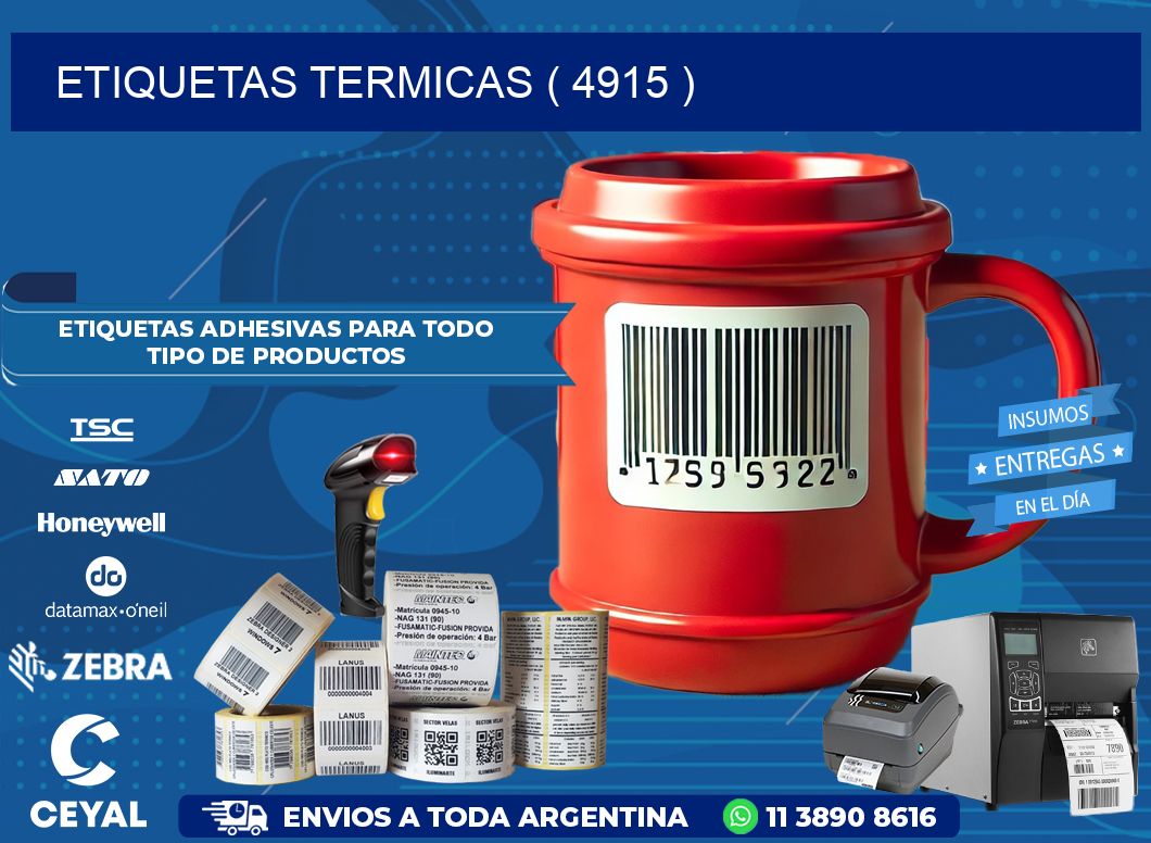 ETIQUETAS TERMICAS ( 4915 )