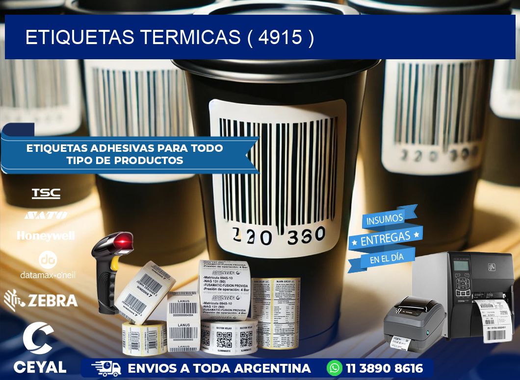 ETIQUETAS TERMICAS ( 4915 )