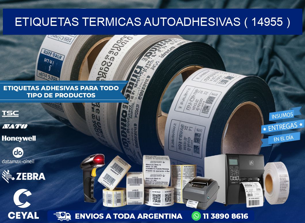 ETIQUETAS TERMICAS AUTOADHESIVAS ( 14955 )