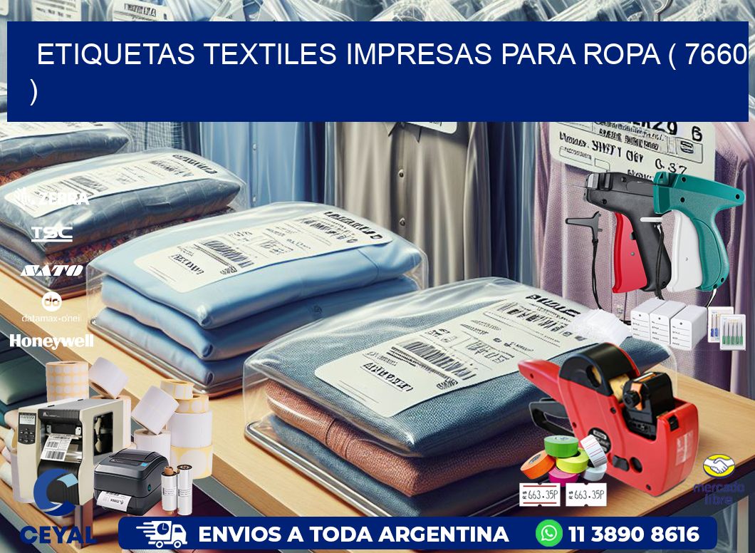 ETIQUETAS TEXTILES IMPRESAS PARA ROPA ( 7660 )