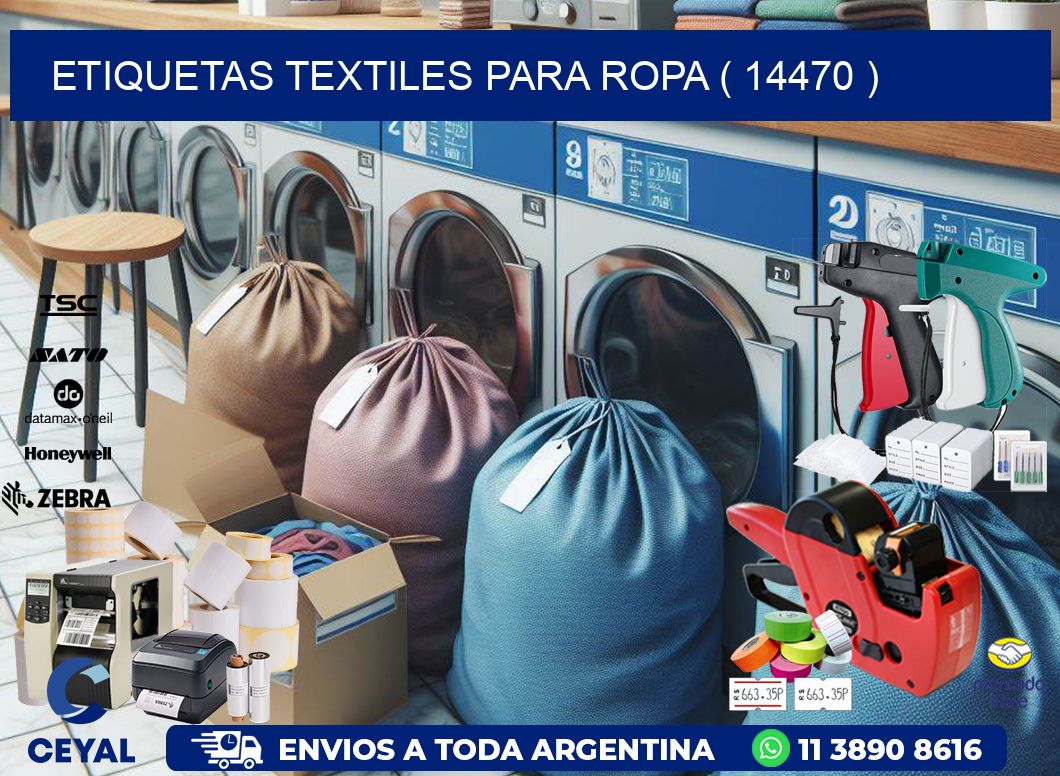 ETIQUETAS TEXTILES PARA ROPA ( 14470 )