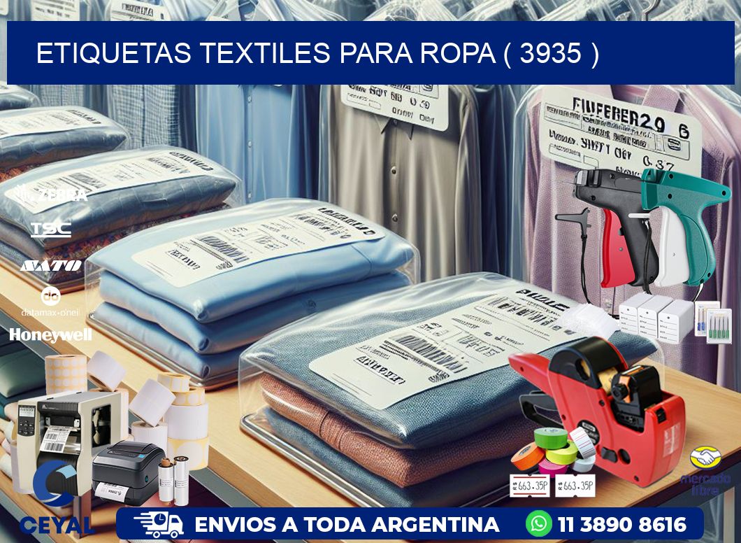 ETIQUETAS TEXTILES PARA ROPA ( 3935 )