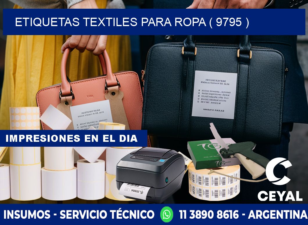 ETIQUETAS TEXTILES PARA ROPA ( 9795 )