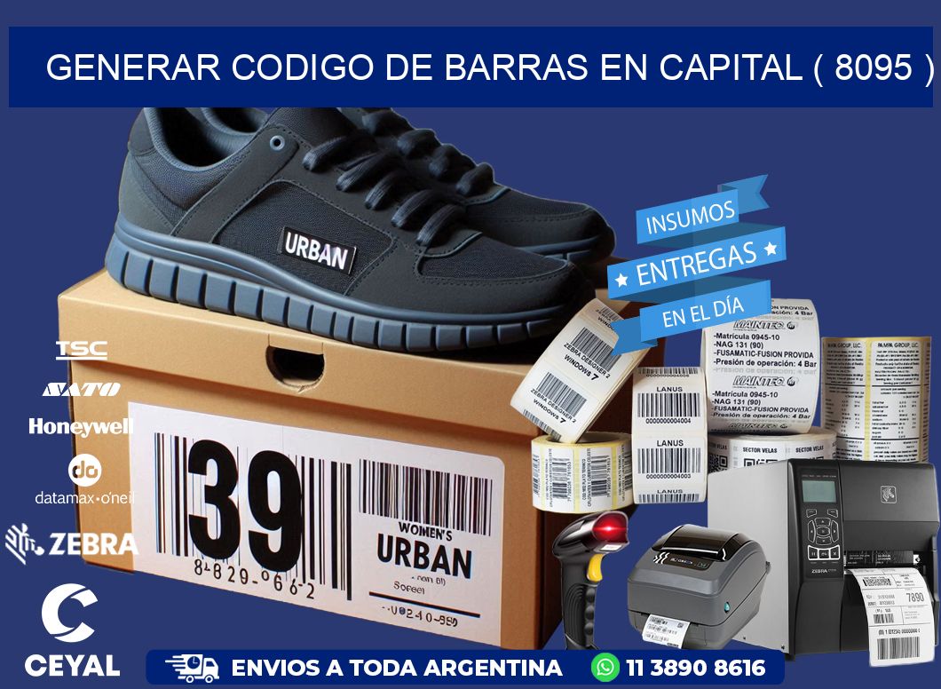 GENERAR CODIGO DE BARRAS EN CAPITAL ( 8095 )