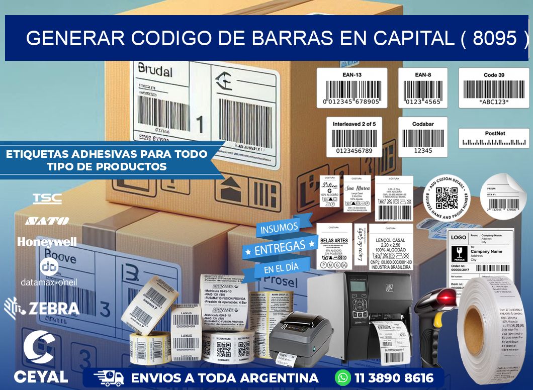 GENERAR CODIGO DE BARRAS EN CAPITAL ( 8095 )