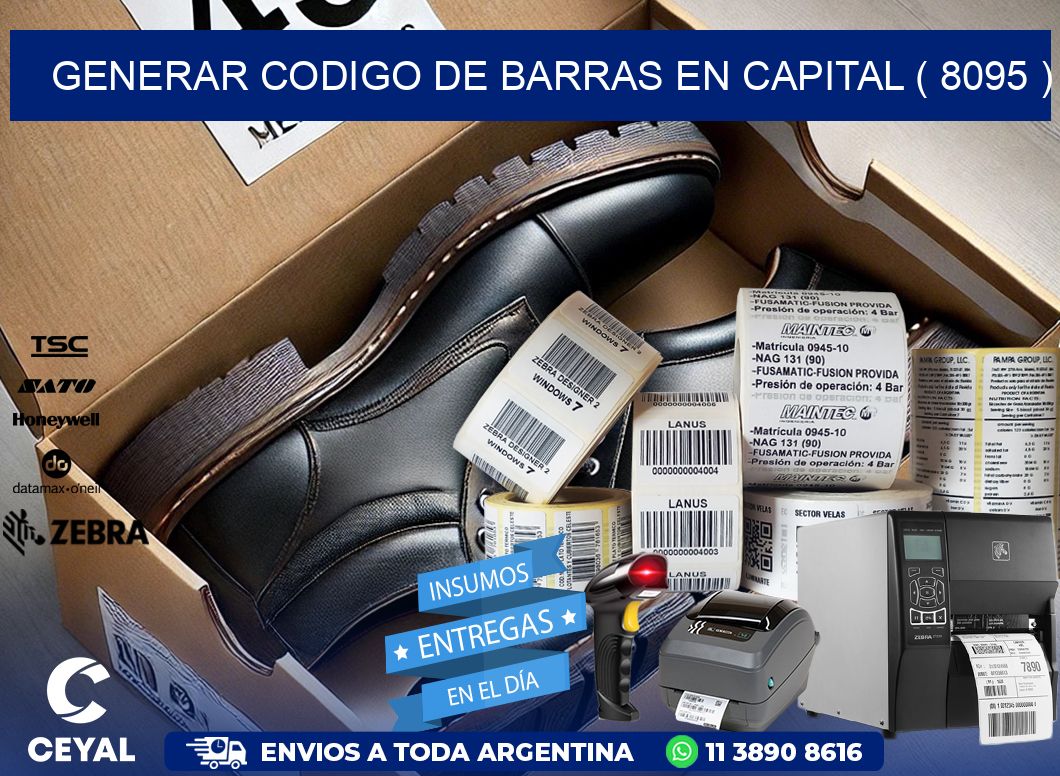 GENERAR CODIGO DE BARRAS EN CAPITAL ( 8095 )