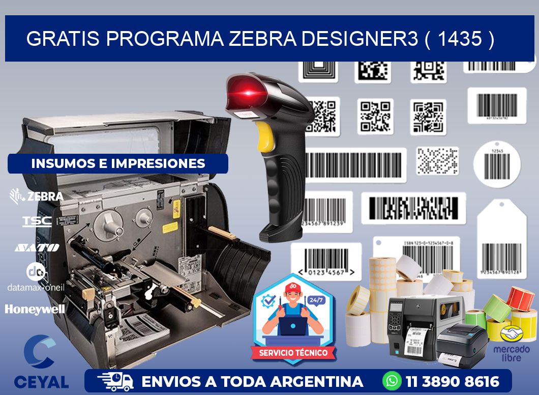 GRATIS PROGRAMA ZEBRA DESIGNER3 ( 1435 )