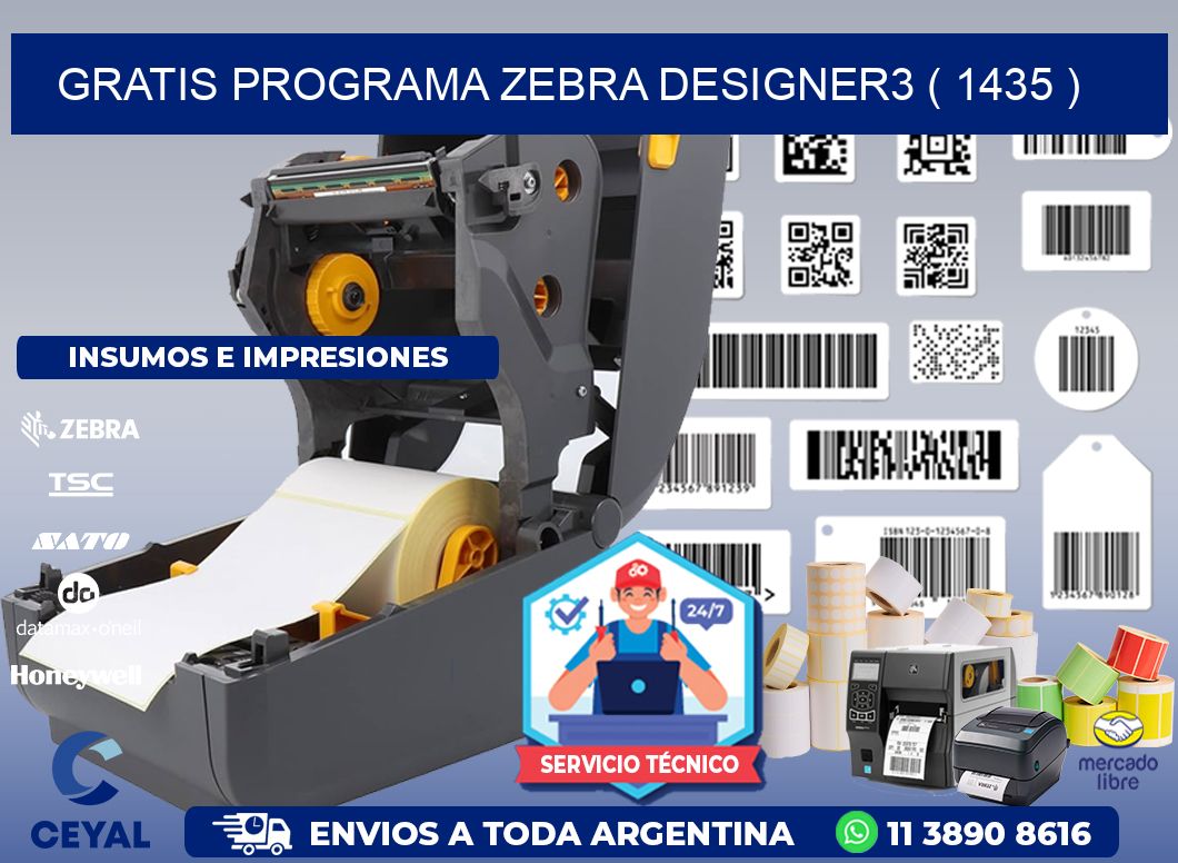 GRATIS PROGRAMA ZEBRA DESIGNER3 ( 1435 )