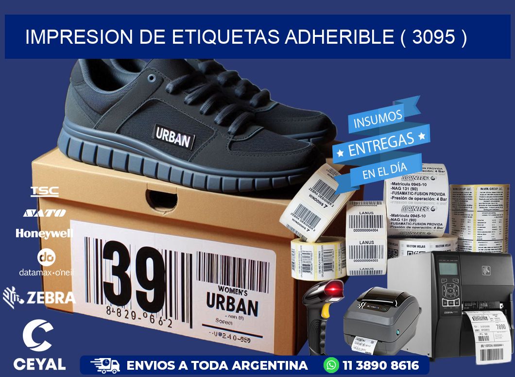 IMPRESION DE ETIQUETAS ADHERIBLE ( 3095 )