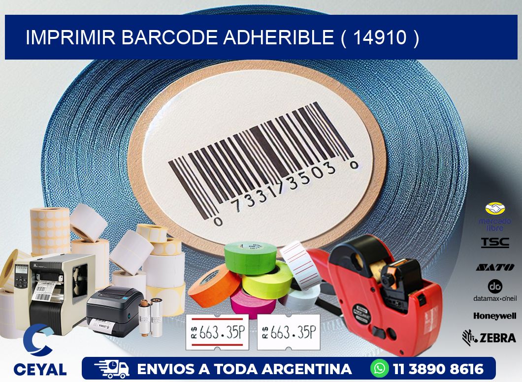 IMPRIMIR BARCODE ADHERIBLE ( 14910 )