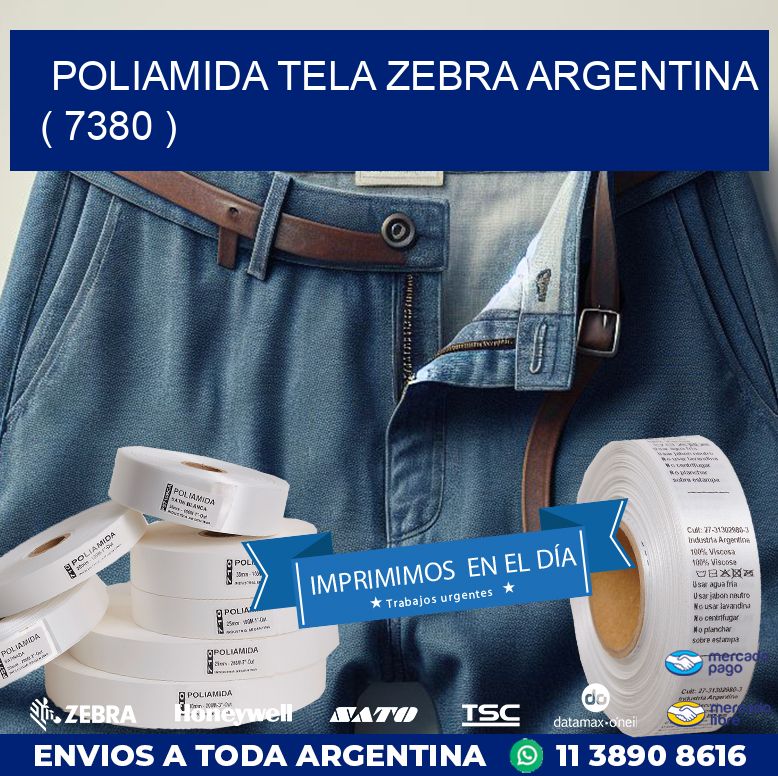 POLIAMIDA TELA ZEBRA ARGENTINA ( 7380 )