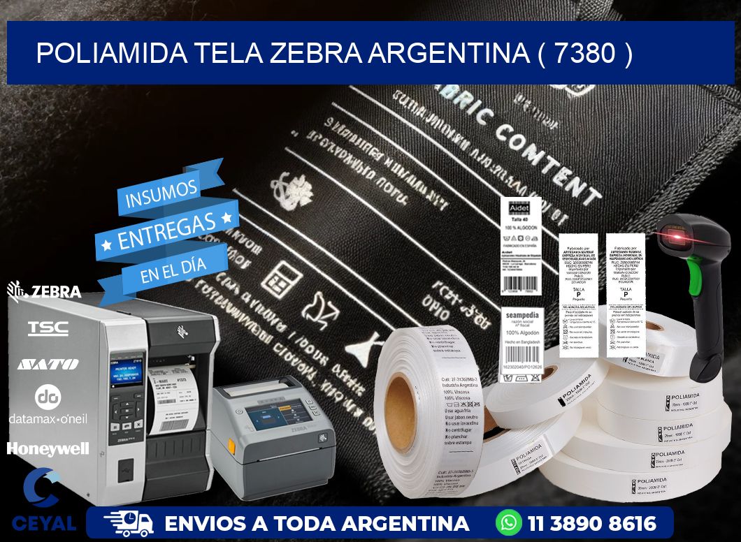 POLIAMIDA TELA ZEBRA ARGENTINA ( 7380 )
