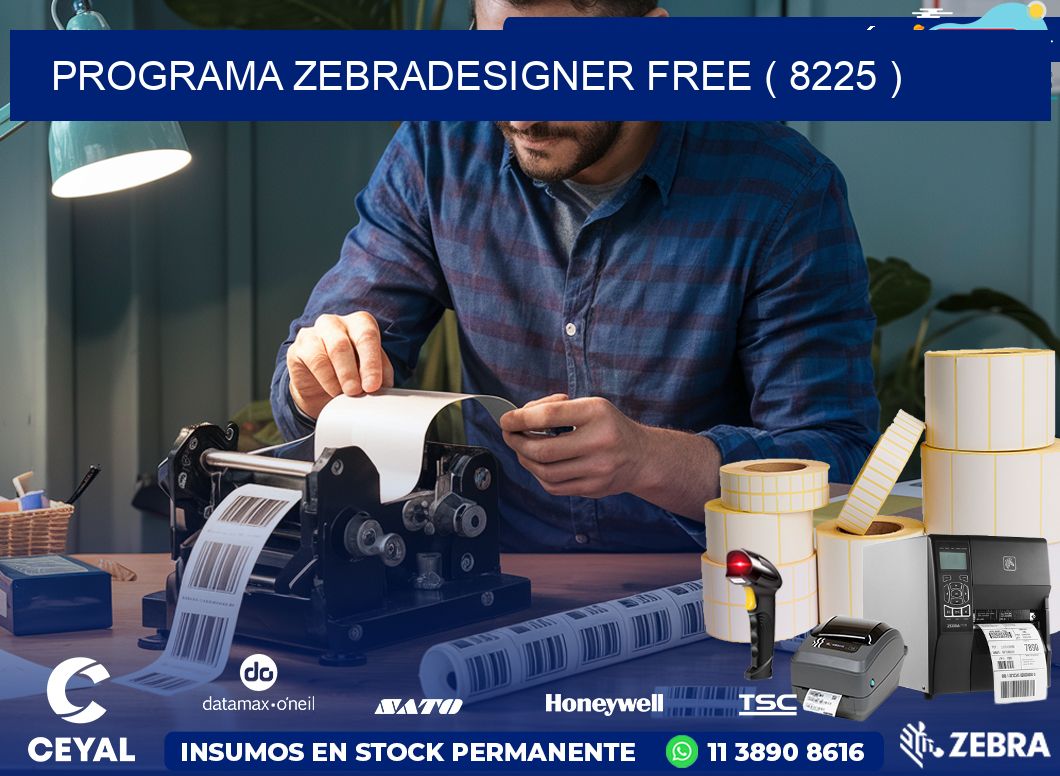 PROGRAMA ZEBRADESIGNER FREE ( 8225 )