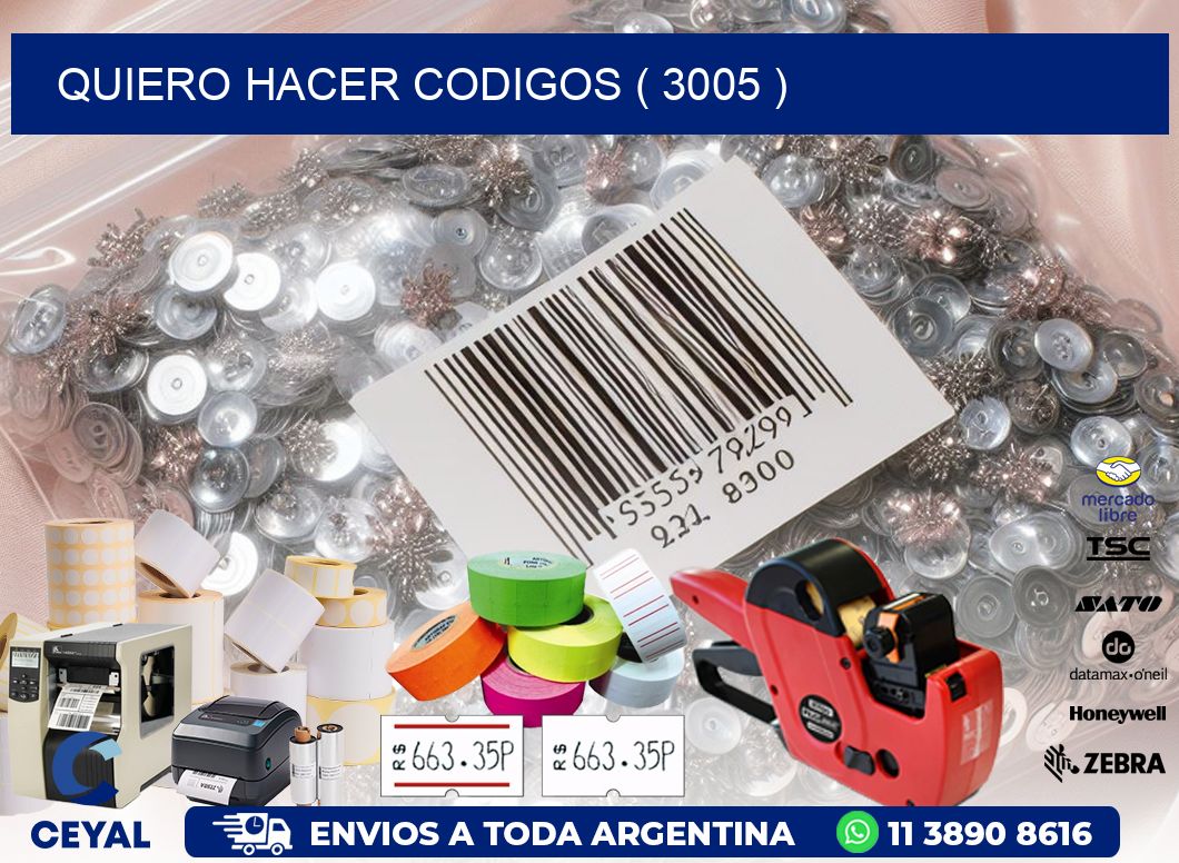 QUIERO HACER CODIGOS ( 3005 )