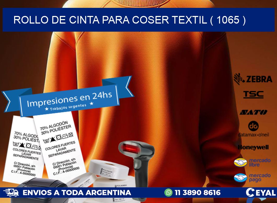 ROLLO DE CINTA PARA COSER TEXTIL ( 1065 )