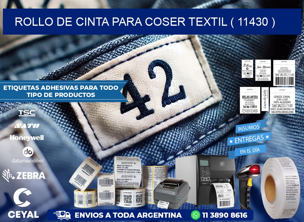 ROLLO DE CINTA PARA COSER TEXTIL ( 11430 )