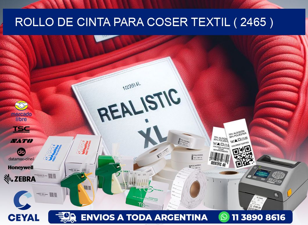 ROLLO DE CINTA PARA COSER TEXTIL ( 2465 )