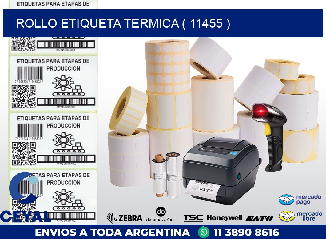 ROLLO ETIQUETA TERMICA ( 11455 )