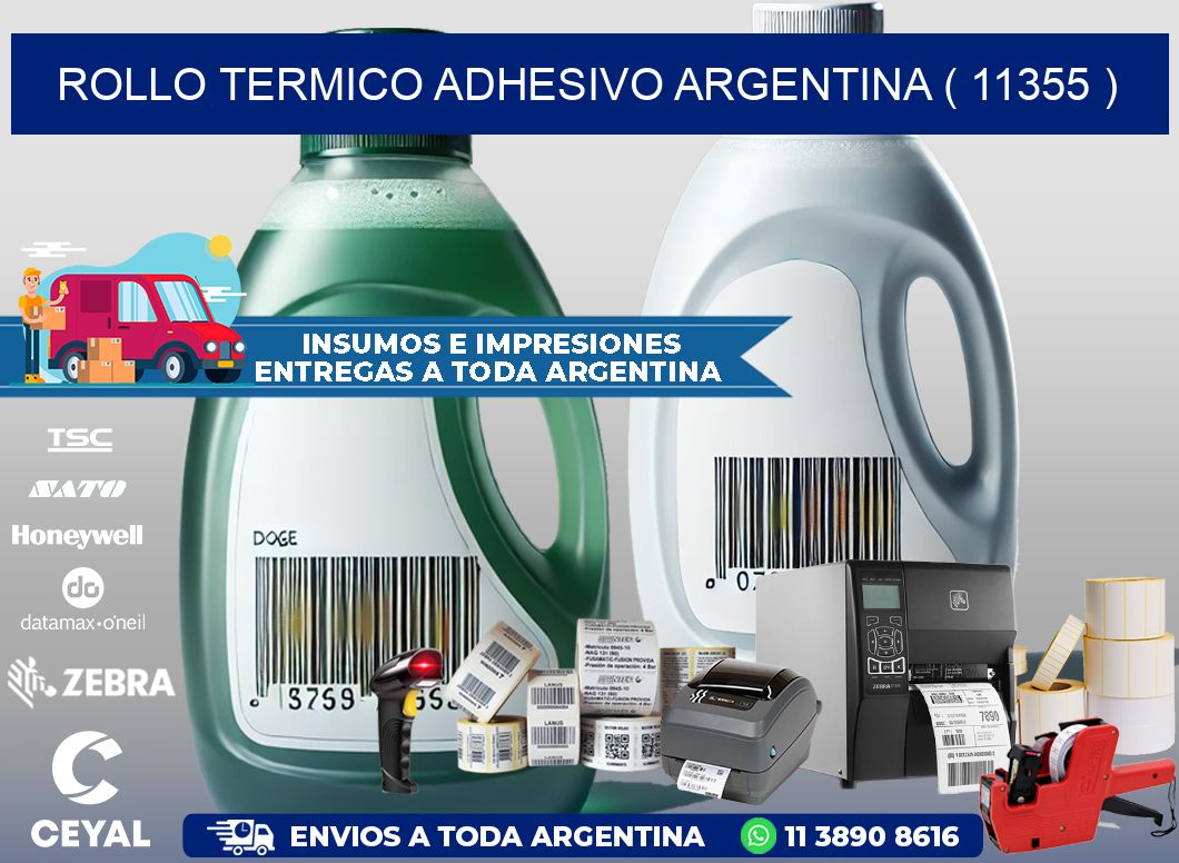ROLLO TERMICO ADHESIVO ARGENTINA ( 11355 )