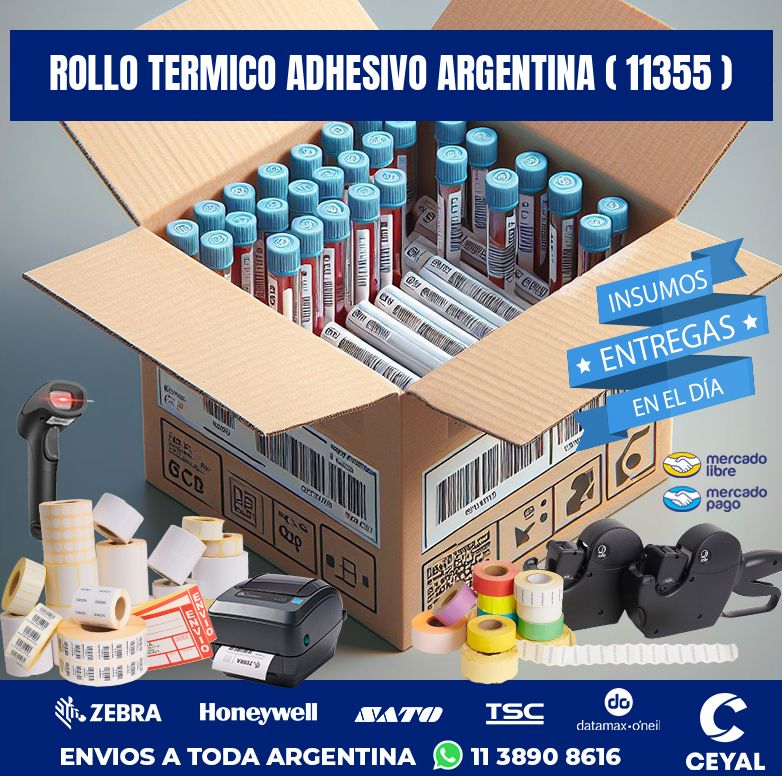 ROLLO TERMICO ADHESIVO ARGENTINA ( 11355 )