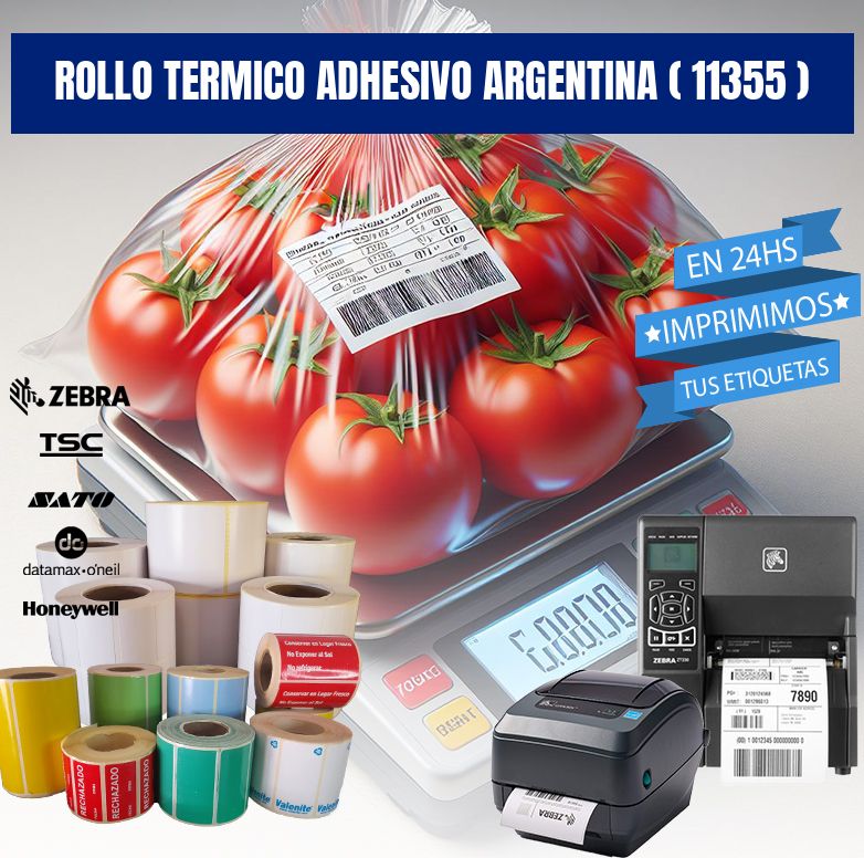 ROLLO TERMICO ADHESIVO ARGENTINA ( 11355 )