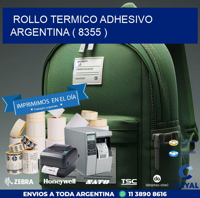 ROLLO TERMICO ADHESIVO ARGENTINA ( 8355 )