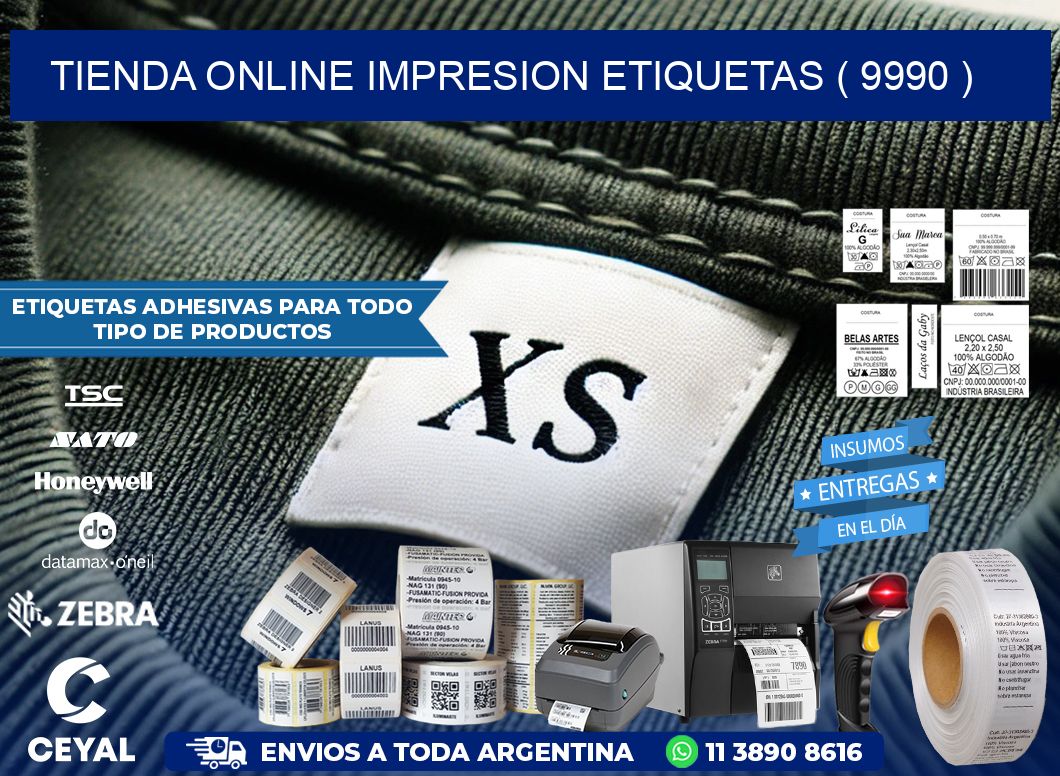TIENDA ONLINE IMPRESION ETIQUETAS ( 9990 )