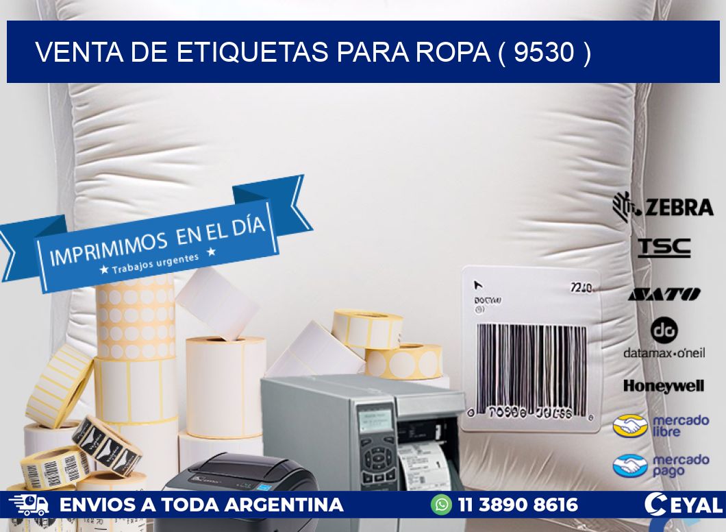 VENTA DE ETIQUETAS PARA ROPA ( 9530 )